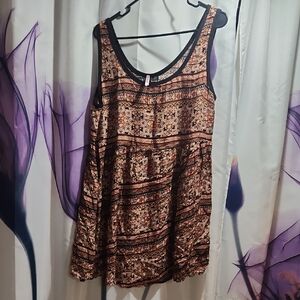 By Design Patterned Sleeveless Top/dress. Size XL. NWT